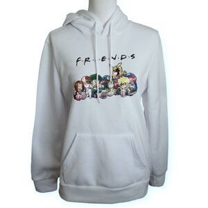 MY HERO ACADEMIA FRIENDS HOODIE SZ.L EUC